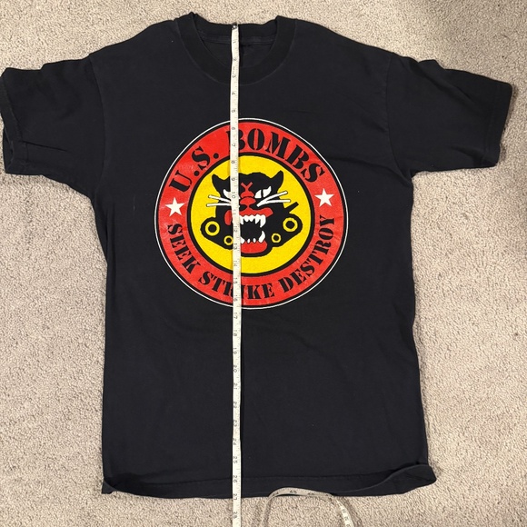 US Bombs “Seek Strike Destroy” T-Shirt – Original Punk Tee (2004 Era) Y2K - Picture 3 of 3